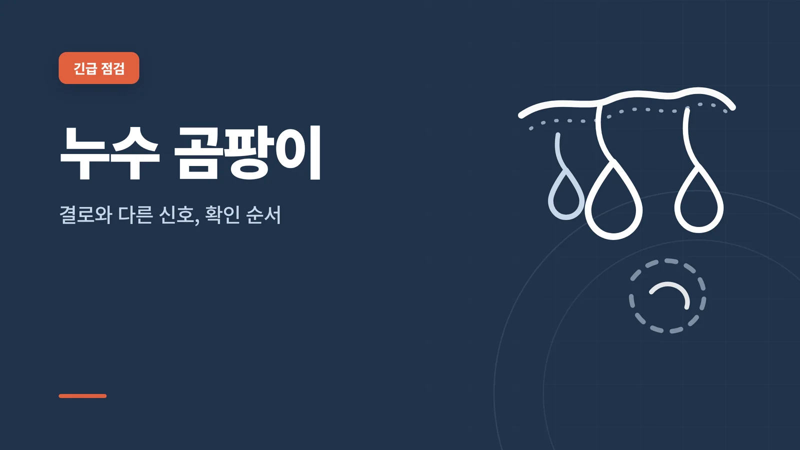 누수 곰팡이